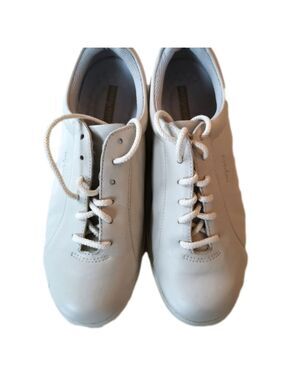 Easy Spirit Walking Shoes Sneakers Grey Beige Size 7W